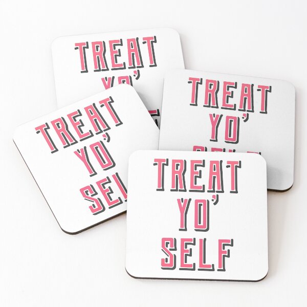 Item preview, "Treat Yo' Self" Quote - Pink Gradient designed and sold by aperte.
