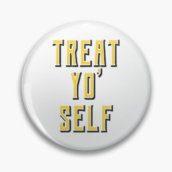 Item preview, "Treat Yo' Self" Quote - Yellow designed and sold by aperte.