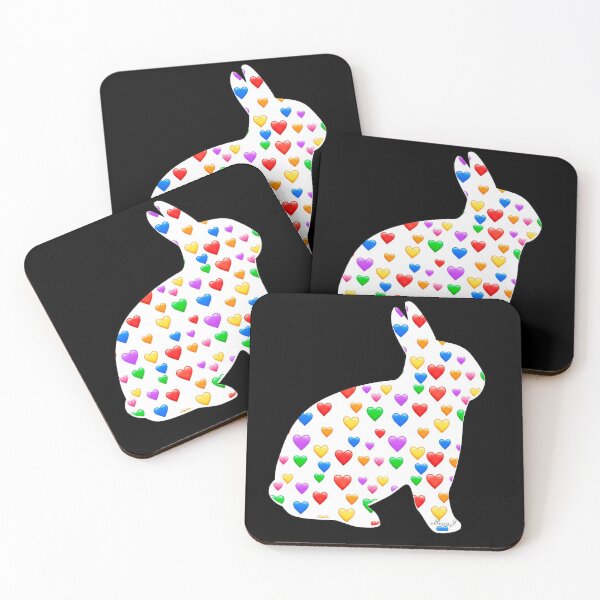 Item preview, Hearts and a Bunny designed and sold by Intriguing Eclectives by Janelle  K.