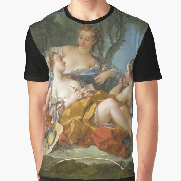 Francois Boucher - Les Confidences Pastorales Graphic T-Shirt