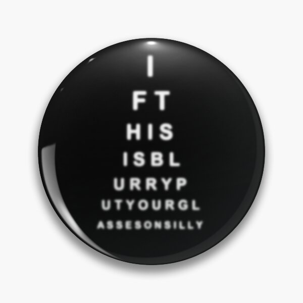 Item preview, Blurry Funny Eye Test designed and sold by Funful.