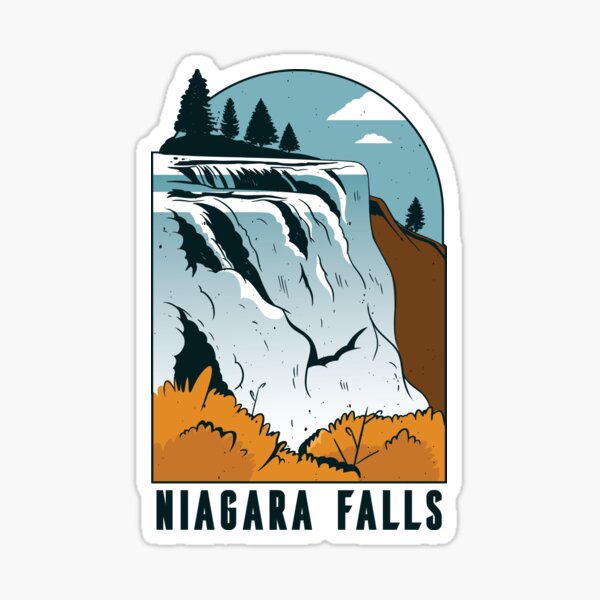 Niagara Falls State Park NY Vinyl Decal Stickers Stickers Paper & Party ...