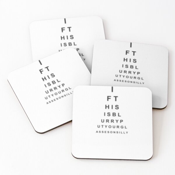 Item preview, Blurry Funny Eye Test designed and sold by Funful.