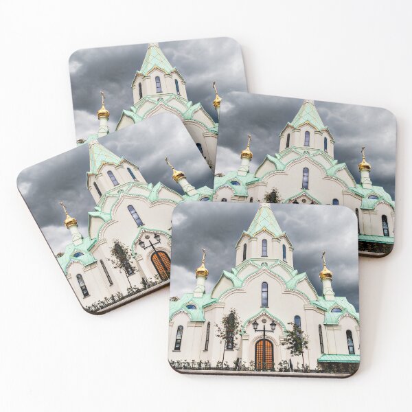 Item preview, New Russian Orthodox Church in Strasbourg. Thunderclouds and a tent-roofed bell tower directed upwards designed and sold by Alexander Sorokopud.