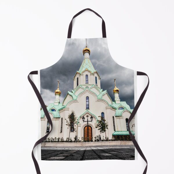 Item preview, New Russian Orthodox Church in Strasbourg. Thunderclouds and a tent-roofed bell tower directed upwards designed and sold by Alexander Sorokopud.