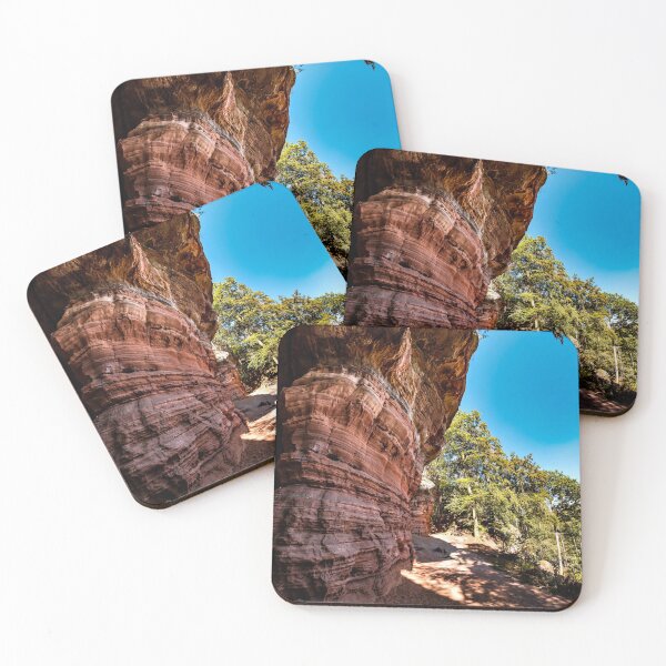 Item preview, A mountain canyon with red rocks of great height on the border of France and Germany designed and sold by Alexander Sorokopud.