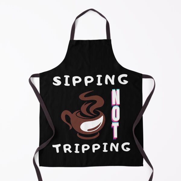 Item preview, Sipping Not Tripping,Funny Coffee Quote, Coffee Lover Quote,Coffee Retro Design designed and sold by Coffe-ed.