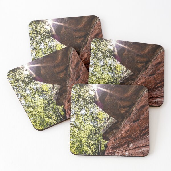 Item preview, A mountain canyon with red rocks of great height on the border of France and Germany designed and sold by Alexander Sorokopud.