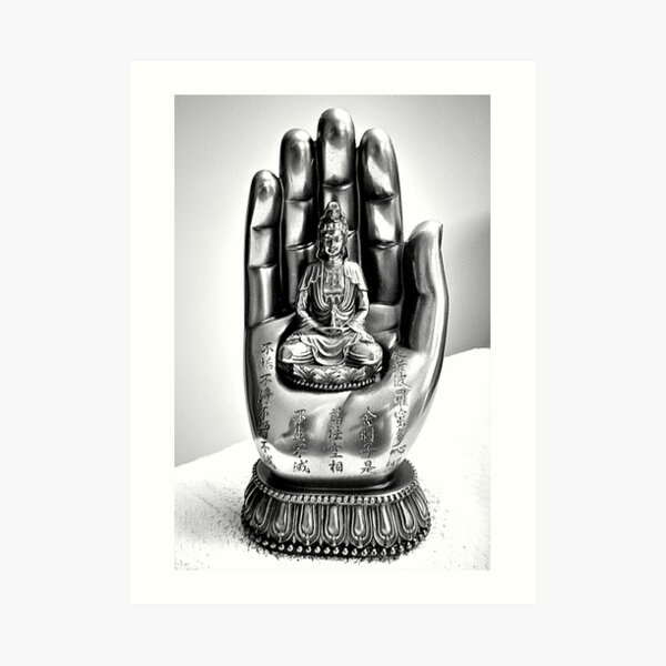 Kuan Yin Statue Art Print
