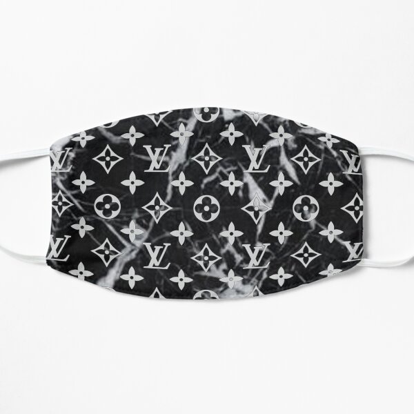 Louis V Black & white marble Mask