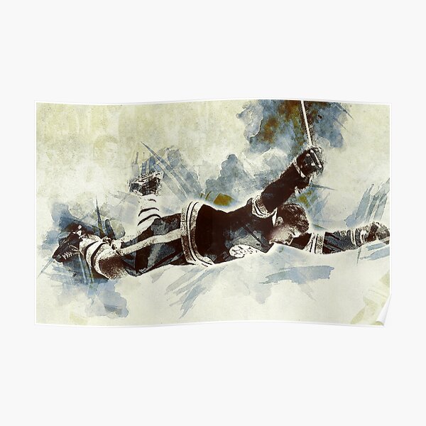 Bobby Orr The Flying Goal Poster Art Photo Hockey Greats NHL Posters Photos  12x18