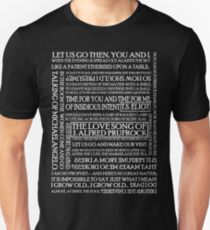 The Love Song of J. Alfred Prufrock 2 Unisex T-Shirt