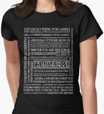 The Love Song of J. Alfred Prufrock 2 Women's Fitted T-Shirt