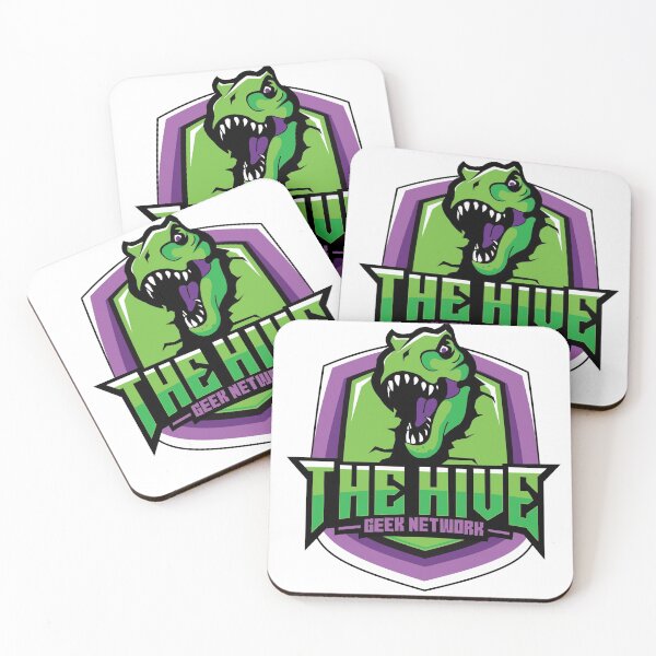 Item preview, The Hive Geek Network Green Dino Logo designed and sold by thehivehq.