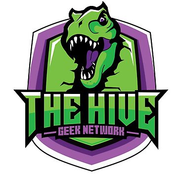 Artwork thumbnail, The Hive Geek Network Green Dino Logo by thehivehq