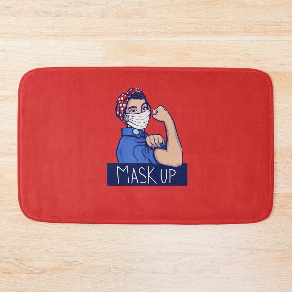 Item preview, Mask up rosie the riveter  designed and sold by FrictionMaxxing.
