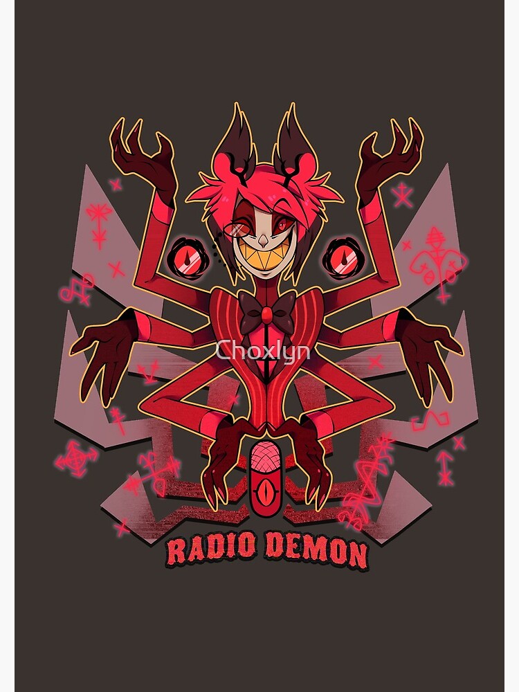 Radio Demon" Spiral Notebook by Choxlyn Redbubble