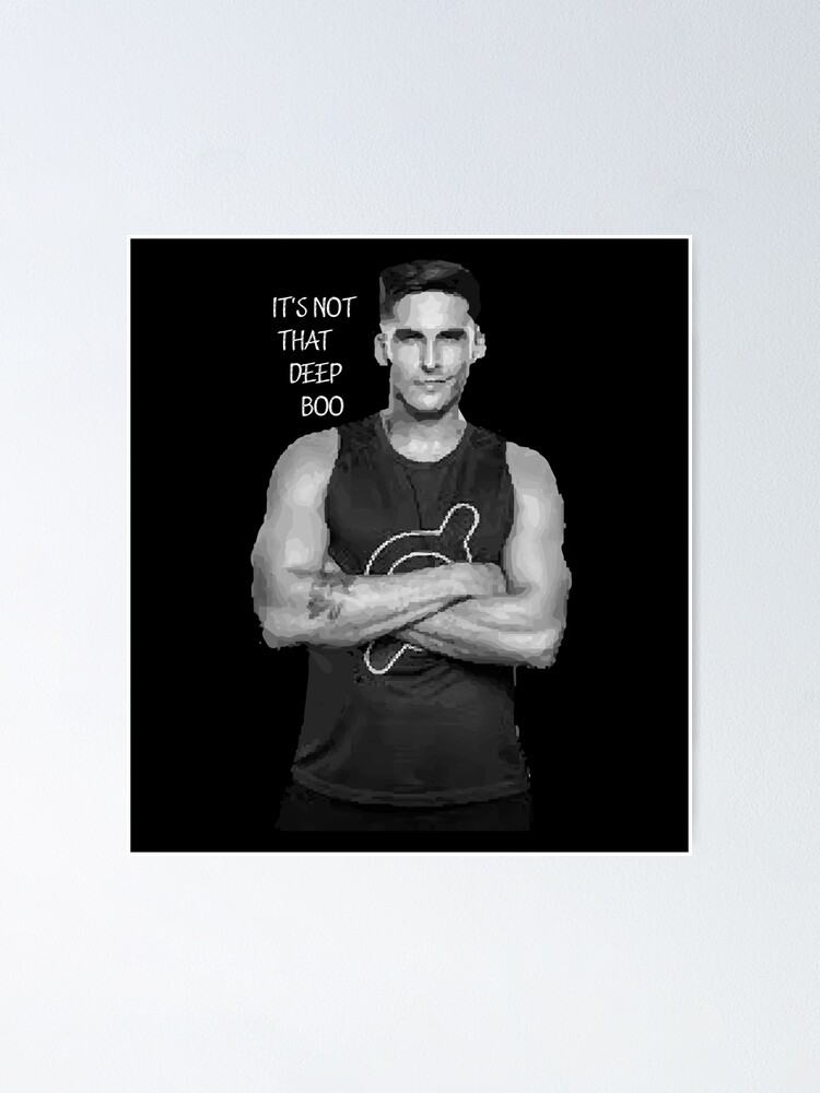 It S Not That Deep Boo Classic T Shirt Poster By Paradise369 Redbubble