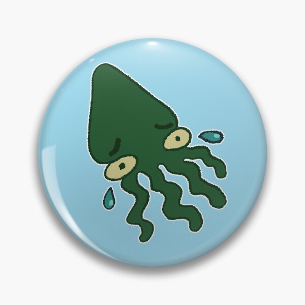 Item preview, sad squid designed and sold by Kuro-Hasami.