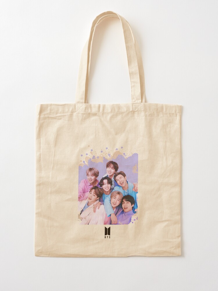 BTS Merchandise Canvas Tote Bag  BTS Merch Kpop Shoulder Bag