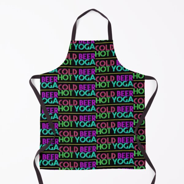 Item preview, Hot Yoga Cold Beer Ahimsa Asana Bandha Om designed and sold by BubblynBloom.