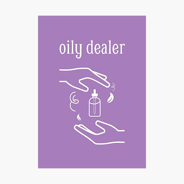 Oily dealer Photographic Print