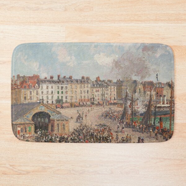 Item preview, Fishmarket by Camille Pissarro, 1902 designed and sold by Vintage Wall Art.
