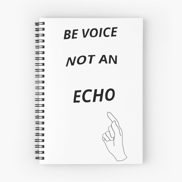 Item preview, * Be voice, not an echo * designed and sold by Berezabella.