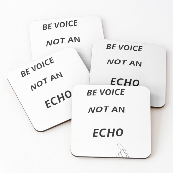 Item preview, * Be voice, not an echo * designed and sold by Berezabella.