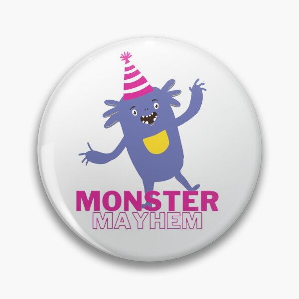 Item preview, Pink & purple happy animated monster - Monster mayhem designed and sold by priyankajustine.