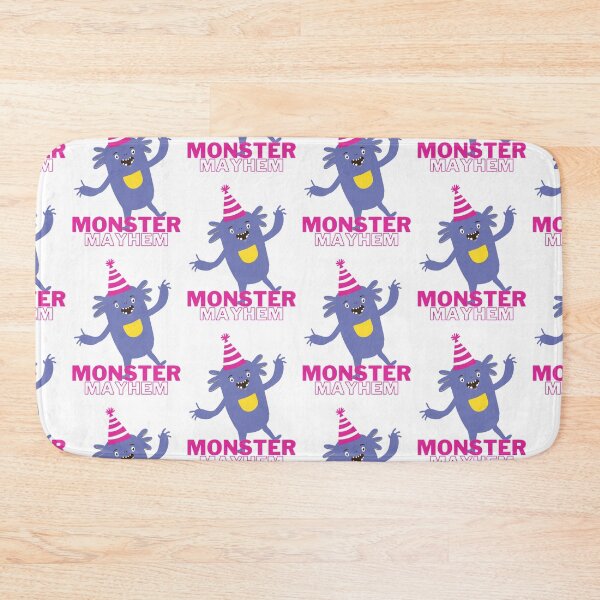 Item preview, Pink & purple happy animated monster - Monster mayhem designed and sold by priyankajustine.