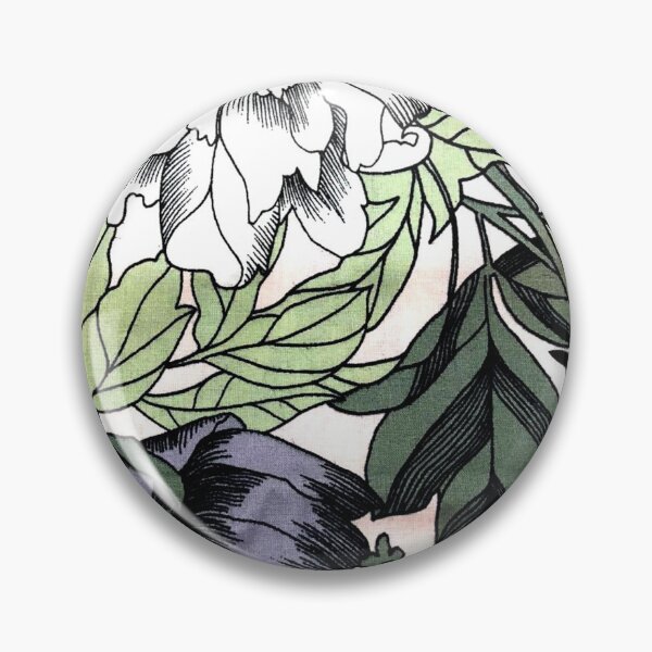 Item preview, Tropical jungle green foliage flower pattern blue and green summer Hawaii leaves floralart designed and sold by conceptDVS.
