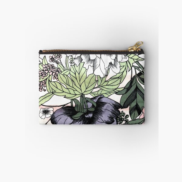 Item preview, Tropical jungle green foliage flower pattern blue and green summer Hawaii leaves floralart designed and sold by conceptDVS.
