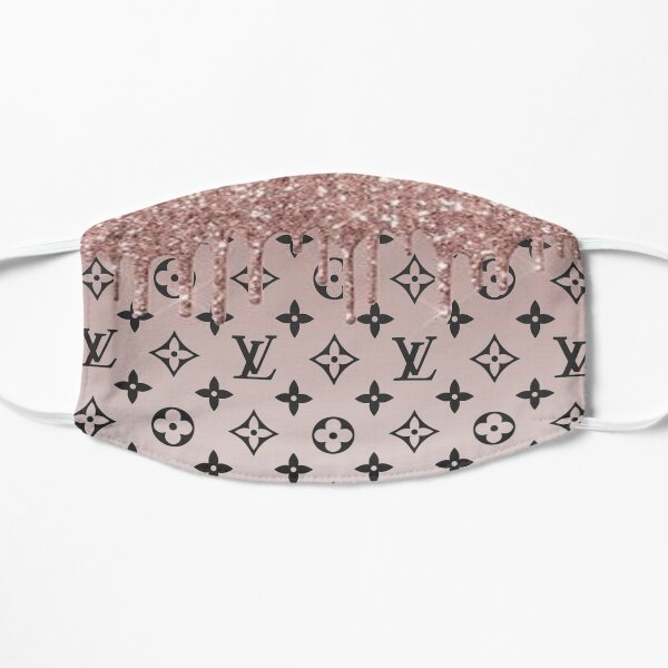 Louis V glitter Roses Mask