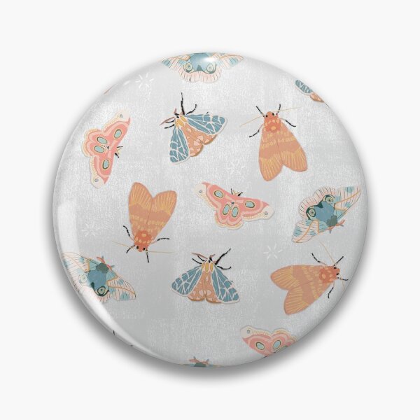 Item preview, Moth Pattern - Pastel - White designed and sold by hellocando.