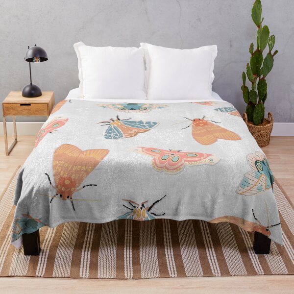 Item preview, Moth Pattern - Pastel - White designed and sold by hellocando.