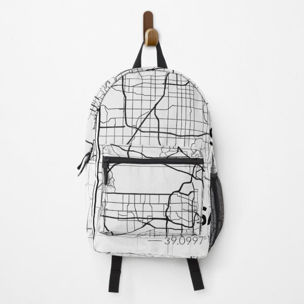 Item preview, Kansas City Black & White Map designed and sold by kelbyredux.