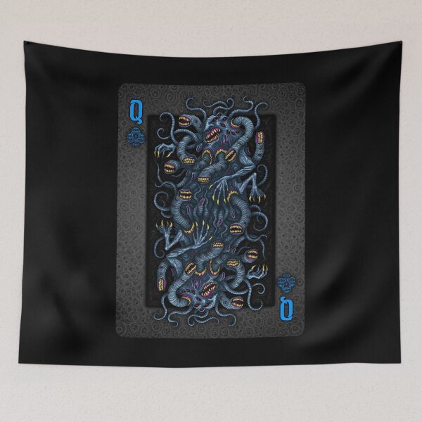 Item preview, Dunwich Horror Queen of Clubs - Azhmodai 2020 designed and sold by Azhmodai.