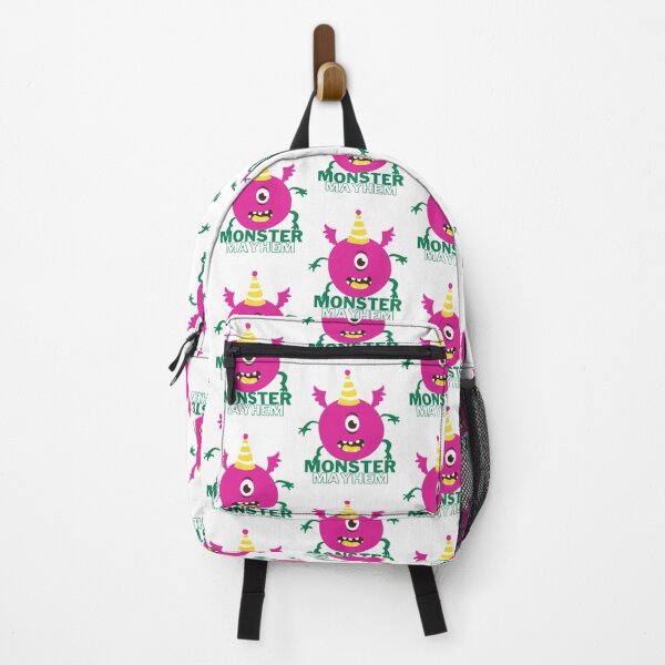 Item preview, Pink and Green happy animated monster - Monster mayhem designed and sold by priyankajustine.