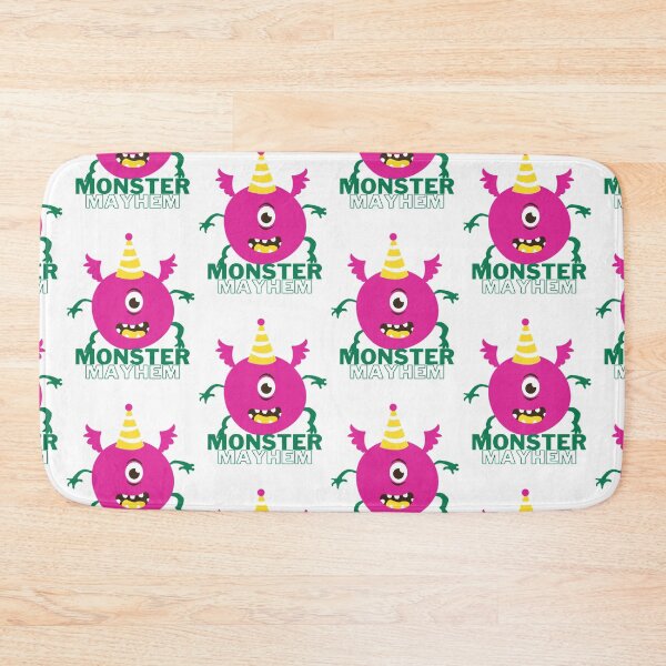 Item preview, Pink and Green happy animated monster - Monster mayhem designed and sold by priyankajustine.