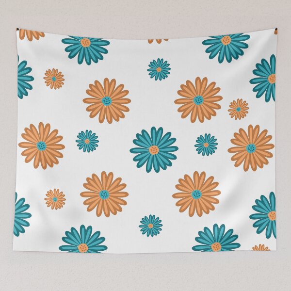Item preview, retro floral vsco pattern design designed and sold by anins-azuree.