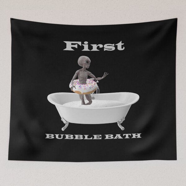 Item preview, An Alien's First Bubble Bath designed and sold by DELMEO.