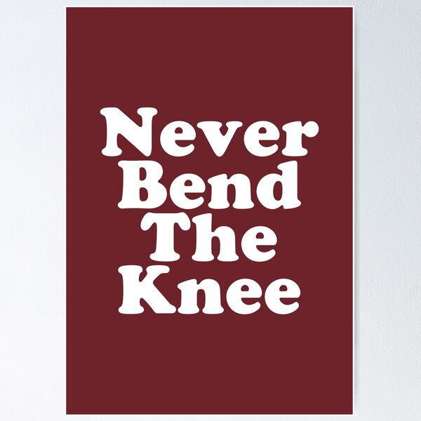 Item preview, Never Bend The Knee #9 designed and sold by SalahBlt.