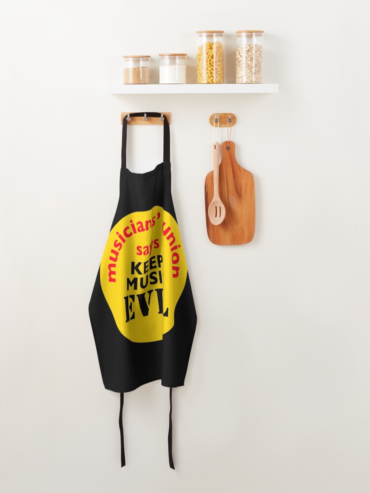Alternate view of NDVH Keep Music Evil Apron