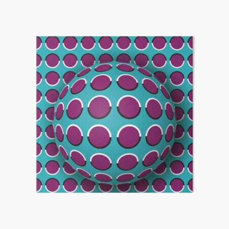 Visual Illusion Art Board Print