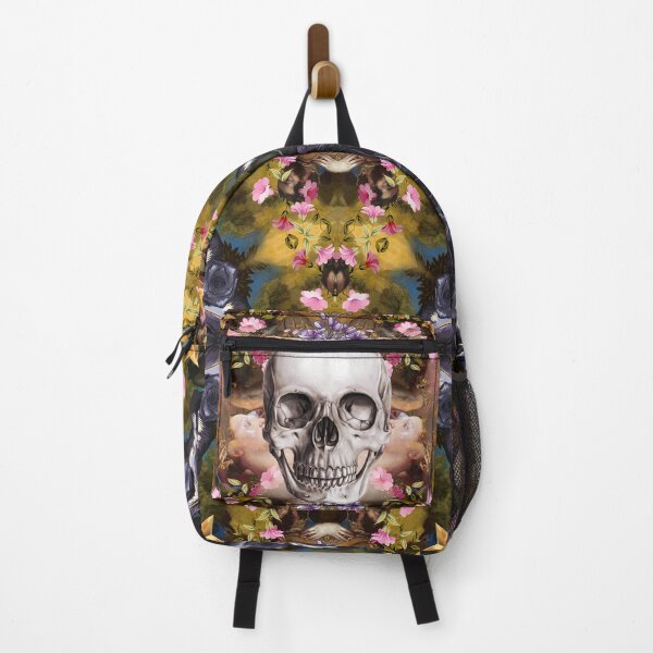 Item preview, Floral abstract rennaisance collage with a skull designed and sold by mikath.
