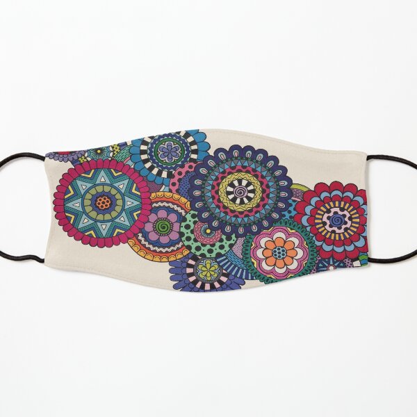 Mandalas On Ivory Kids Mask
