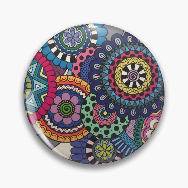 Mandalas In Bloom Pin