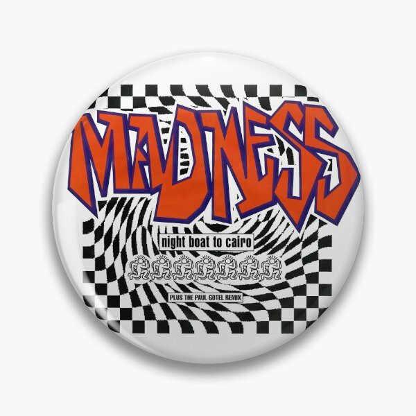 Artikelvorschau, Madness Ska 2 Ton Band "Night Boat to Cairo" Cover British entworfen und verkauft von TheSmartChicken.