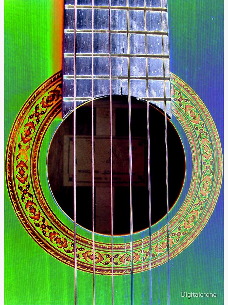 Magic Music Guitar Strings Art Board Print